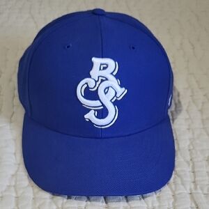 Blue Biloxi Shuckers New Era Baseball Cap with White Logo One Size Unisex